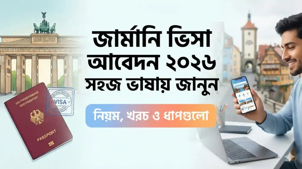 জার্মানি ভিসা আবেদন ২০২৬ সহজ ভাষায় জানুন