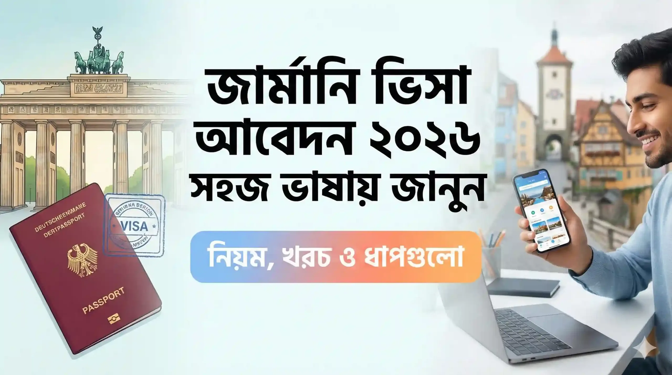 জার্মানি ভিসা আবেদন ২০২৬ সহজ ভাষায় জানুন