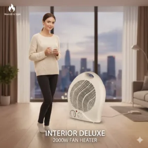 Interior Deluxe 2000W Fan Heater